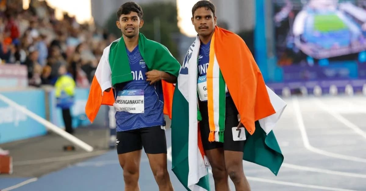 Dilip Gavit Smashes Games Record as India Secures Historic 1-2 in Men’s 100m T47 at CWG 2026