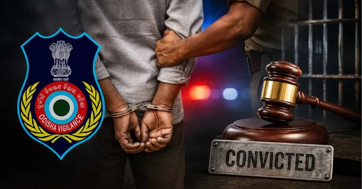 Odisha Police ASI Sentenced to Four Years Jail for Bribe