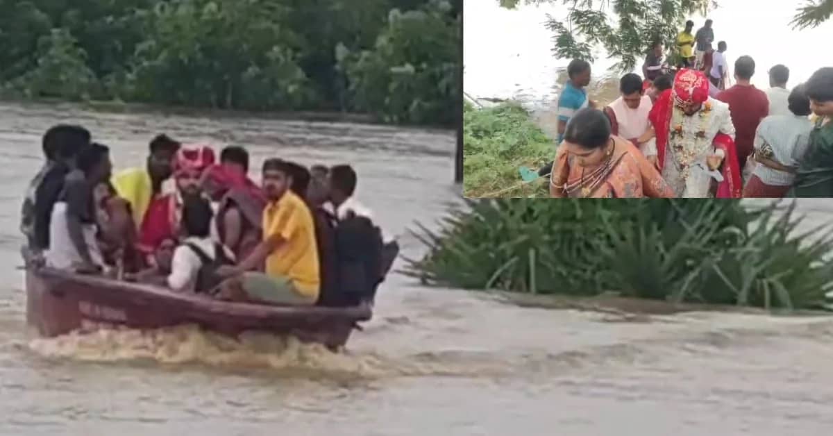 Village Cut Off by Floods, Odisha Groom Finds a Way to Keep His Wedding Promise