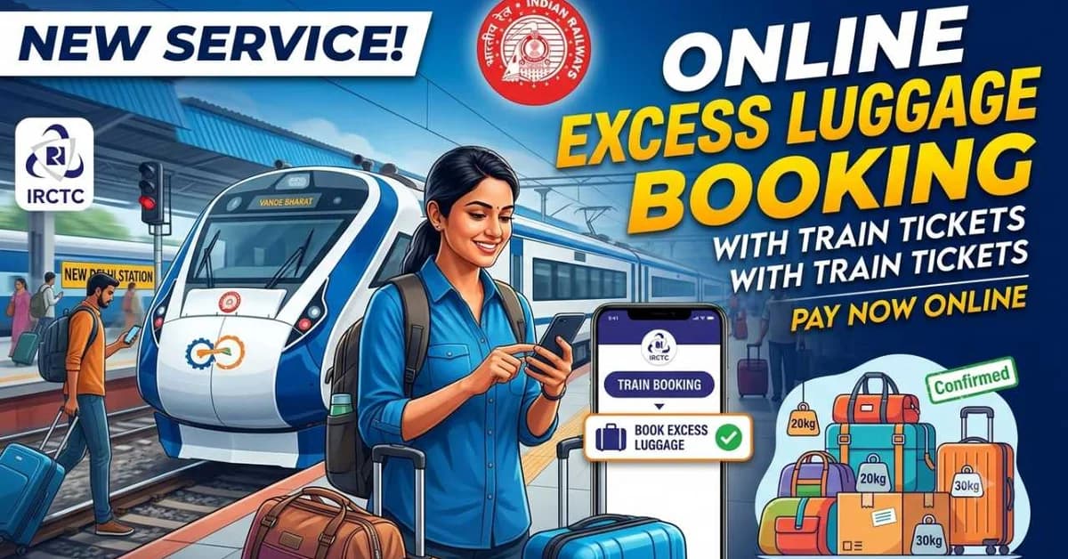 Indian Railways Introduces Online Excess Luggage Booking With Ticket Reservations