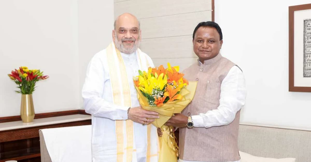 CM Majhi Meets Shah, Seeks Continued Central Support For Odisha