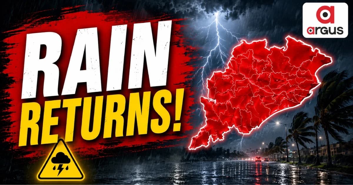 After Floods, IMD Warns of Another Round of Heavy Rain in Odisha