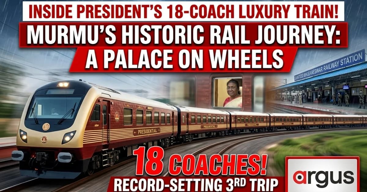 President Murmu's Third Rail Journey Tuesday: Becomes India's Most Rail-Travelled President in Independent India; Know All Key Details | Special Report