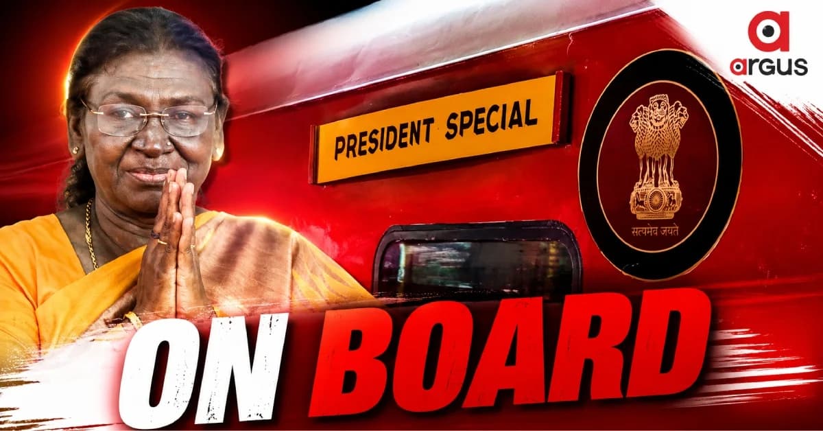 President Droupadi Murmu Leaves For Ganjam By Special Train; Tight Security In Brahmapur