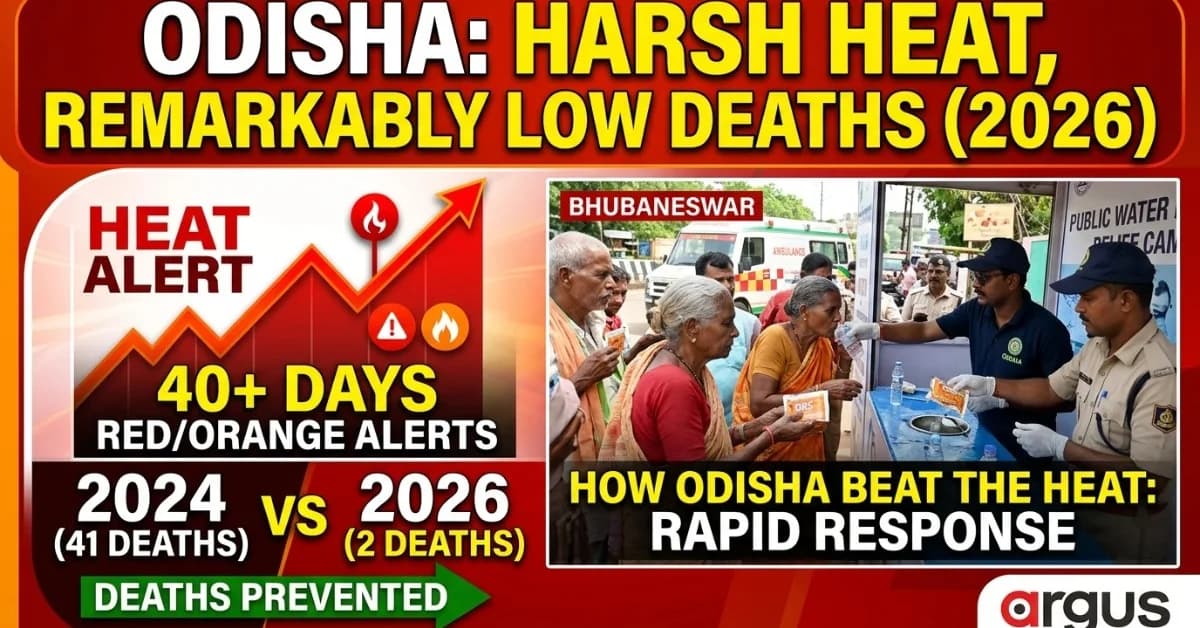 Odisha Defies Heatwave Odds: 40-Plus Heat Alert Days, Yet Just 2 Deaths Despite 143 Heatstroke Cases| Exclusive Report