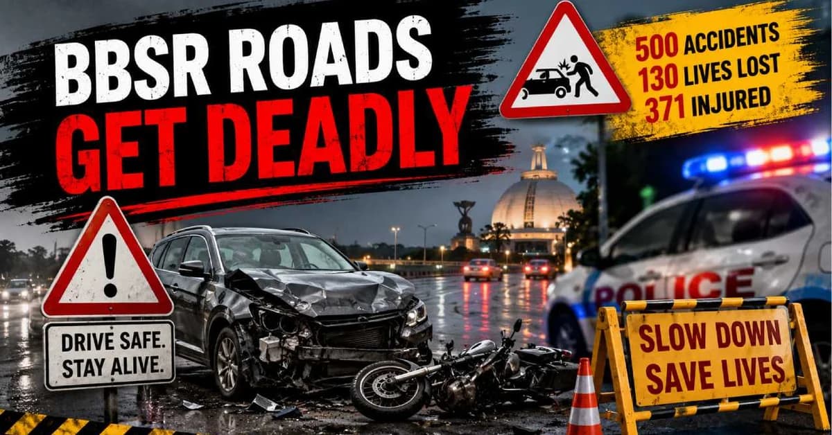 Road Accidents Surge in Bhubaneswar, Police Grapple with Rising Fatalities