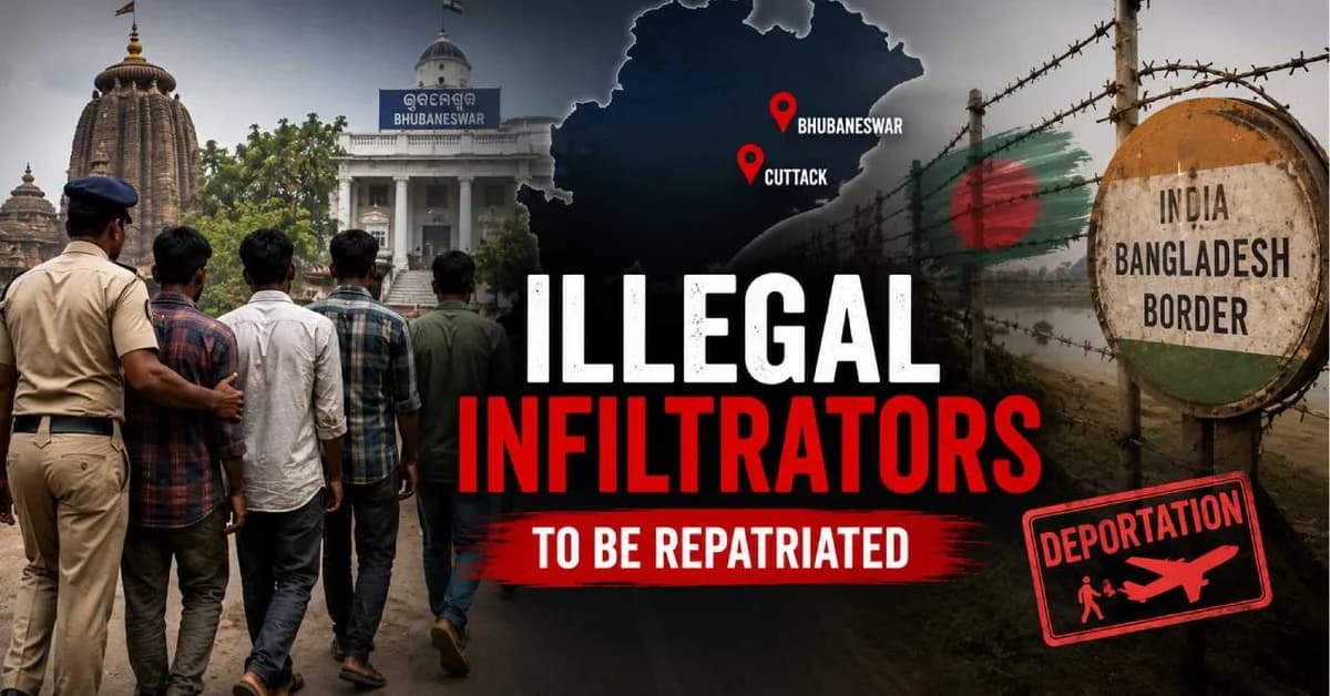 Six Bangladeshi Nationals Identified in Cuttack and Bhubaneswar, To Be Repatriated Soon