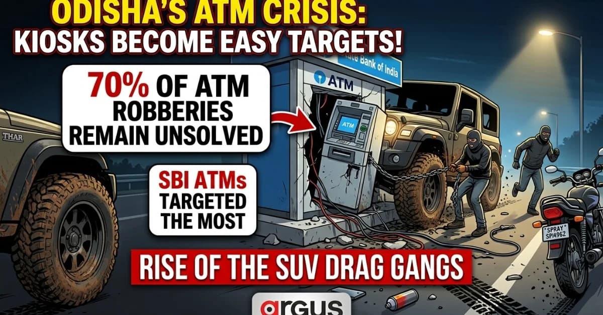Odisha ATMs Proving Jackpots for Local, Inter-State Criminals: 125 Loots in 10 Years, Police Solve Only 30% Cases | Exclusive