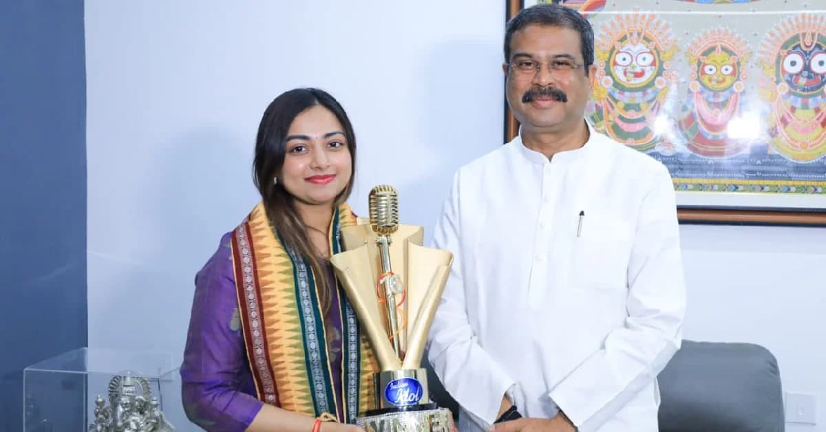 Dharmendra Pradhan Congratulates Indian Idol Winner Jyotirmayee Nayak, Praises Her Musical Journey