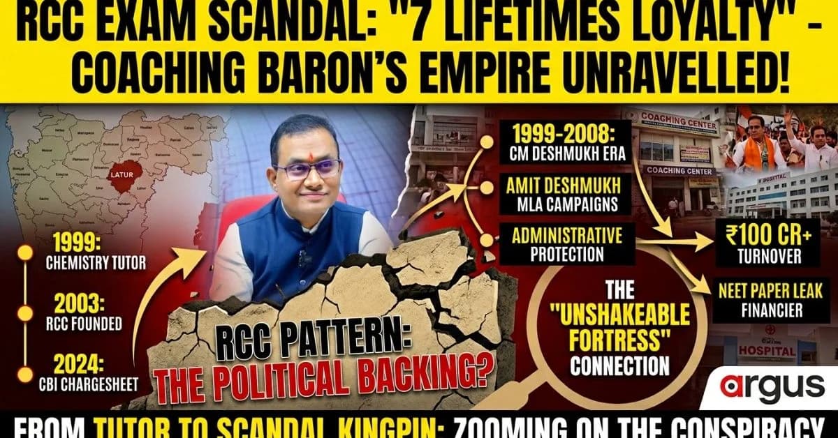 From Latur Earthquake to NEET Tremor: How Chemistry Tutor Shivraj Motegaonkar Built ₹100Cr Empire Before Emerging NEET Paper Leak’s Key Man| Special Report