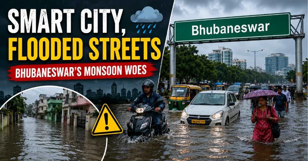Smart City, Flooded Streets: Bhubaneswar’s Monsoon Woes