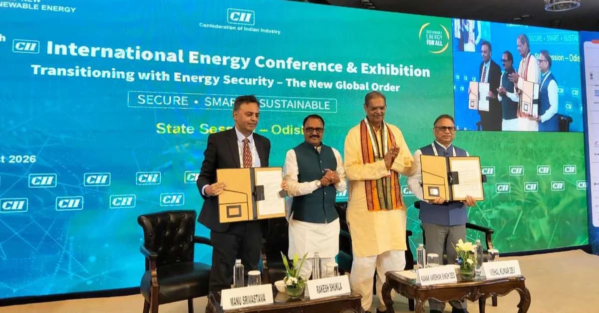 Odisha, MP Ink Landmark Clean Energy Pact at CII Conference