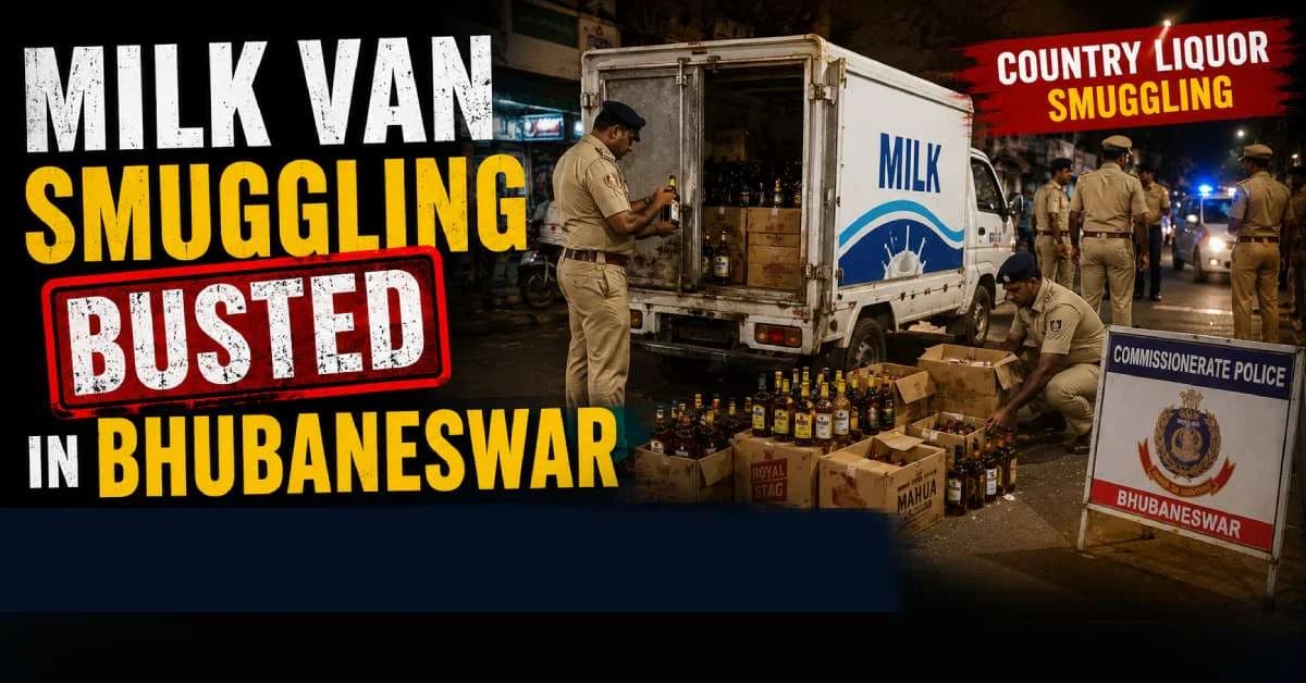 Country Liquor Smuggling Busted in Bhubaneswar, Excise Dept Cracks Down