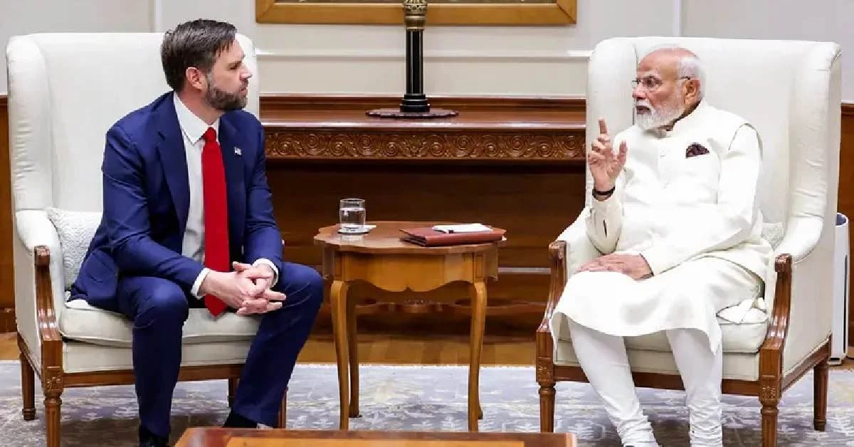 PM Modi, JD Vance Reaffirm India‑US Strategic Partnership
