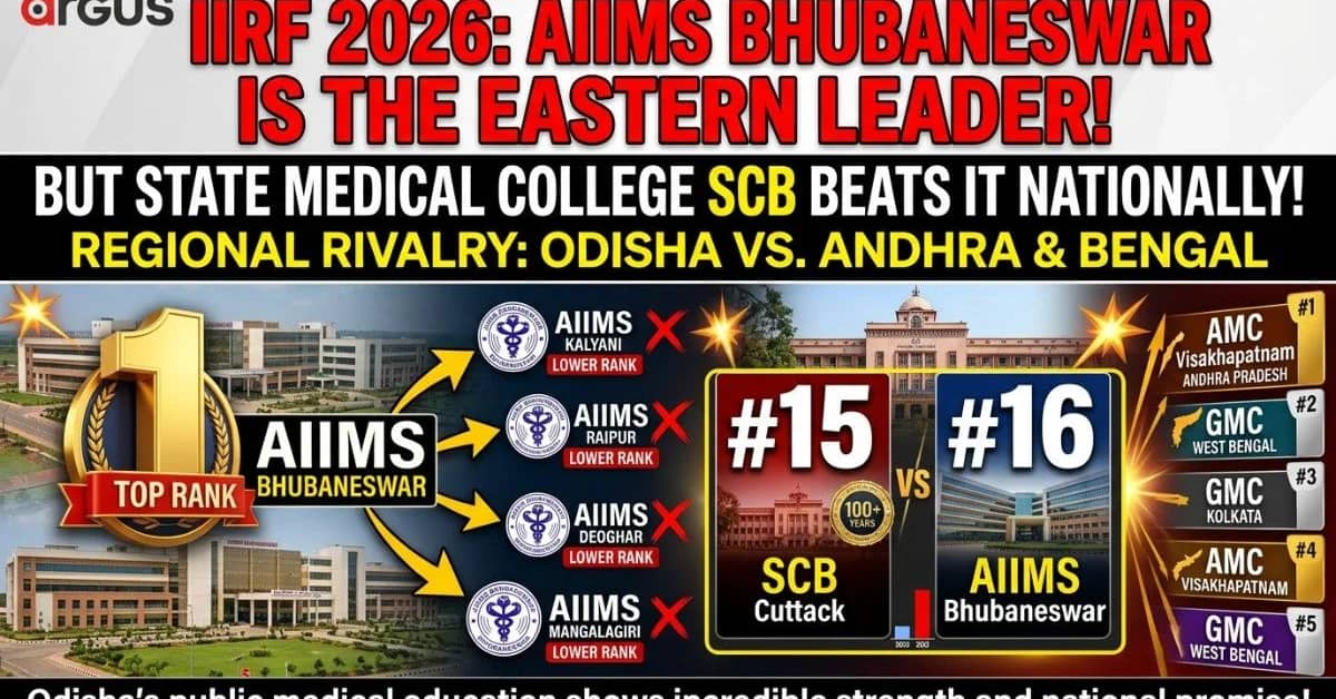 IIRF Medical Ranking 2026: Odisha’s Govt Medical Colleges Shine, But Andhra Pradesh Holds The Edge; AIIMS Bhubaneswar Beats Neighbouring AIIMS| Special Report