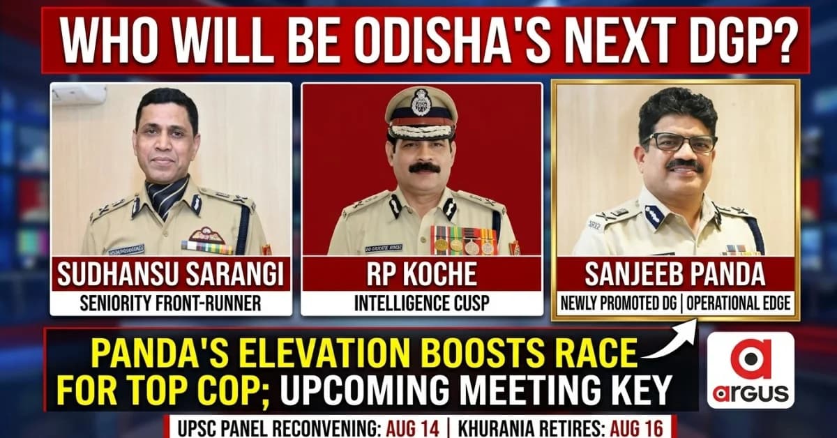 Odisha DGP Race Gets Twist: How Sanjeeb Panda’s DG Elevation Changed the Top 3 Equation| Exclusive
