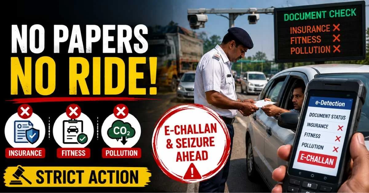 Odisha Launches Enforcement Drive Against Vehicles Without Valid Fitness, Insurance
