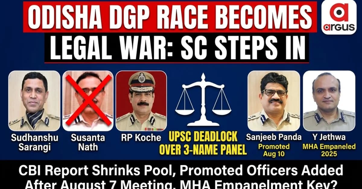 Odisha DGP Selection Gets Curioser: How CBI Report, UPSC Deadlock & SC Intervention Changed The Race| Exclusive