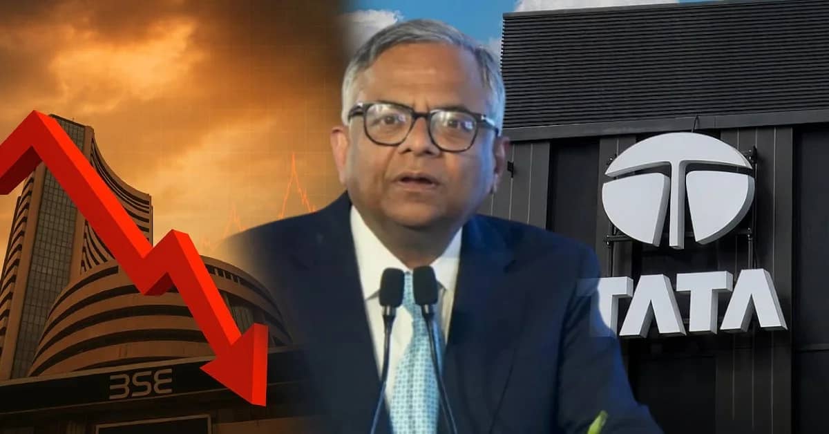 Tata Group Stocks Crash as Chandrasekaran Declines Reappointment Rules out Another Term
