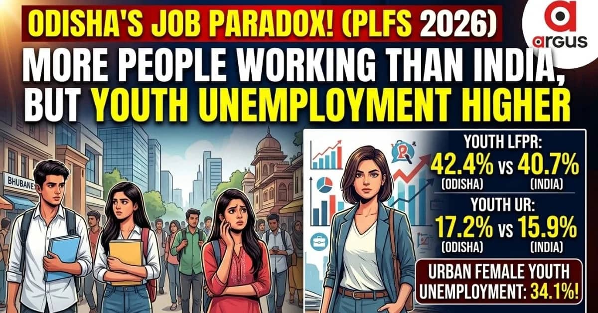 PLFS April-June 2026: Odisha Has More People in Workforce Than India, But Youth Jobs Remain the Big Concern | Exclusive