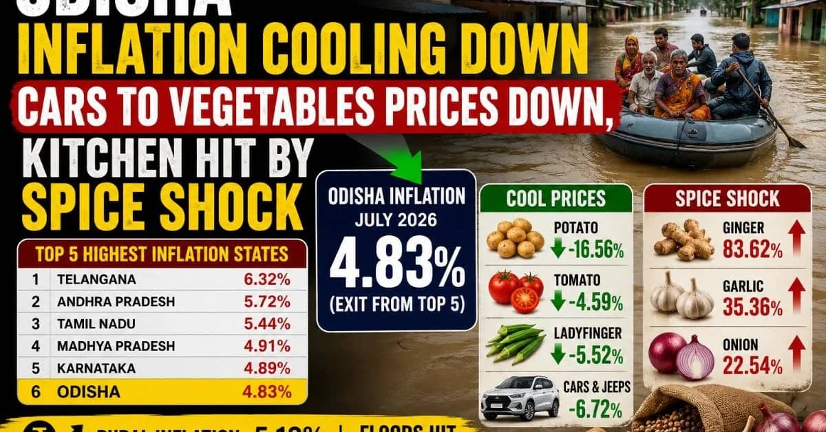 Flood-hit Odisha Shows Inflation Cooling Down, Cars to Vegetables Prices Down, Kitchen Hit by Spice Shock | Exclusive