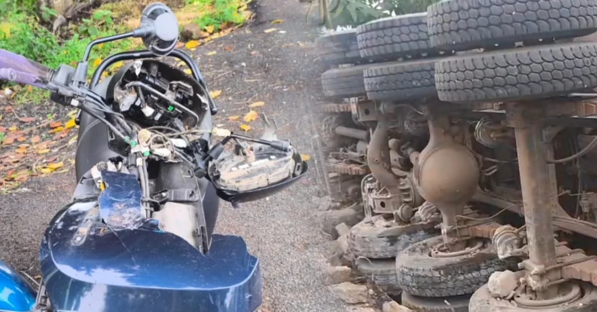 Scooter Rider Dies After Collision With Cargo Carrier in Bhadrak; Truck Crashes Into Drain in Binika