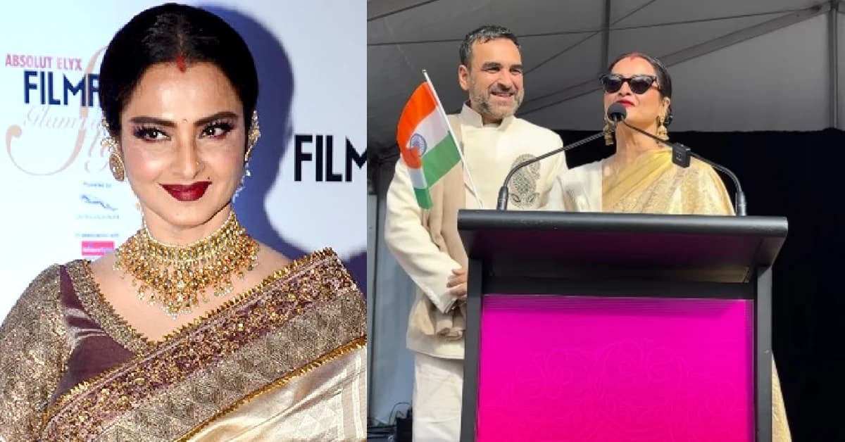 Rekha Turns Teacher for Pankaj Tripathi in Australia; Gives Him Lessons
