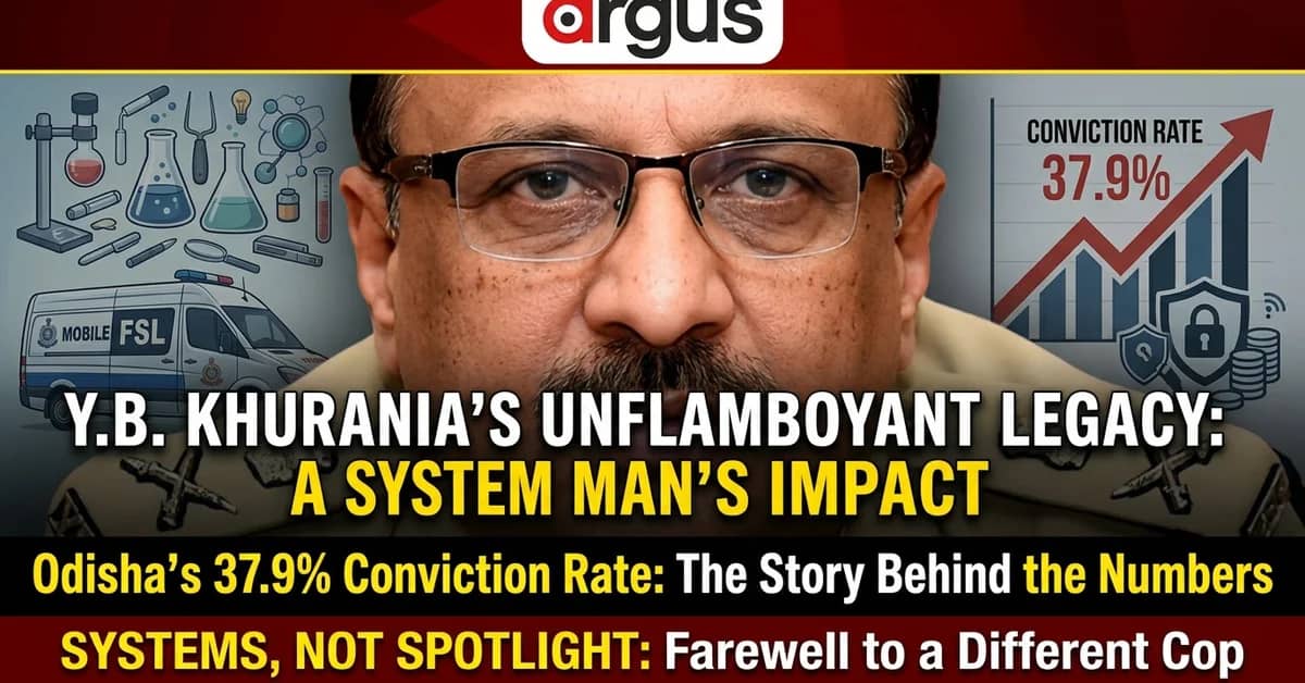 YB Khurania: The System Man Who Leaves Odisha Police With an Institutional Blueprint