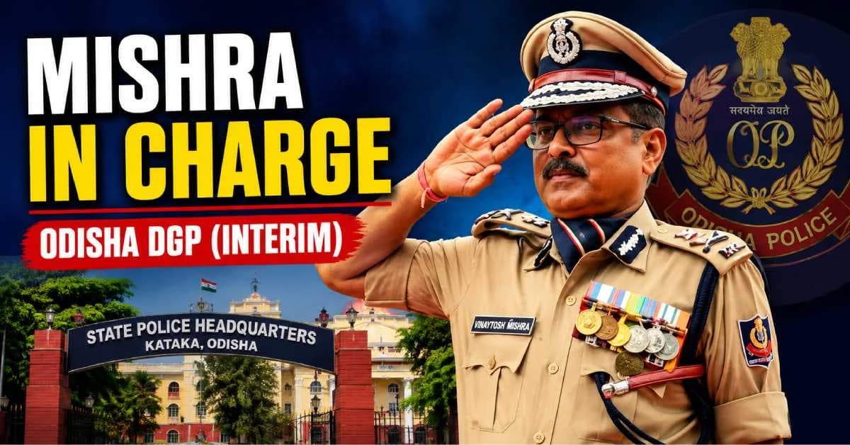Senior IPS Officer Vinaytosh Mishra Takes Additional Charge as Odisha DGP