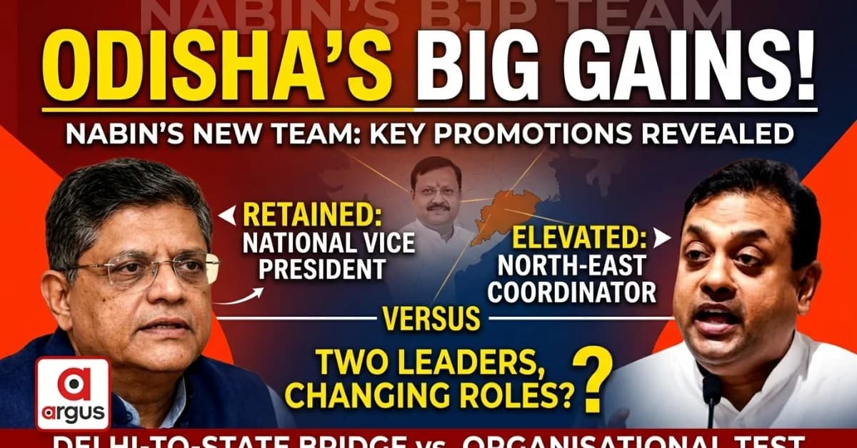 Odisha Gains in Nitin Nabin’s BJP Team: Baijayant Panda Retained, Sambit Patra Rises| Special Report