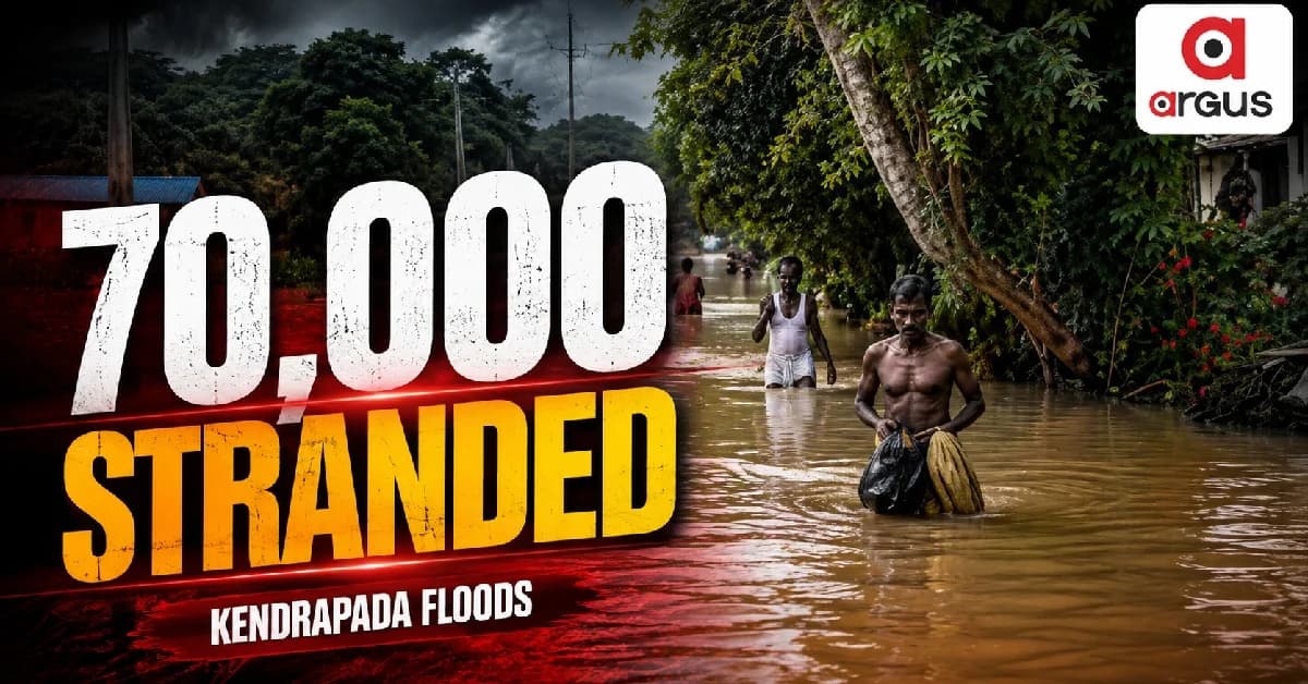1.48 Lakh Affected As Floods Inundate 137 Villages In Odisha's Kendrapada District