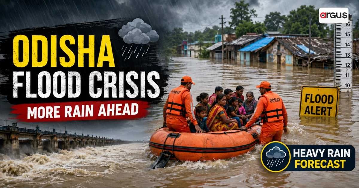 Flood Situation Remains Grim In Odisha; IMD Forecasts More Rainfall