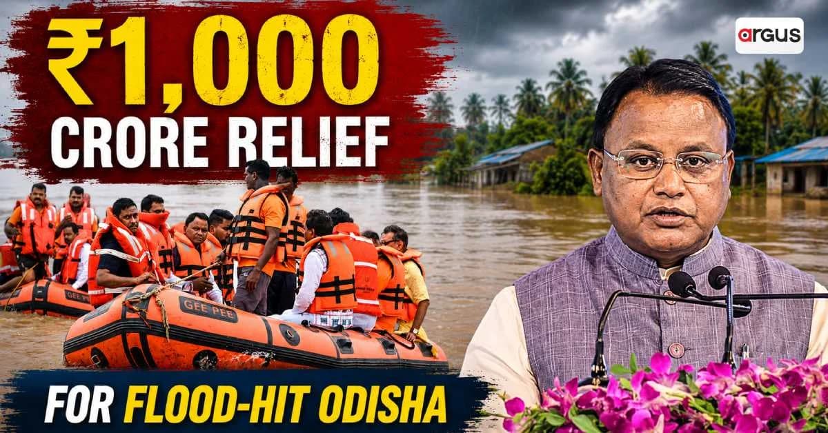 Odisha CM Announces Rs1,000 Cr Relief Package For Flood-Hit Areas