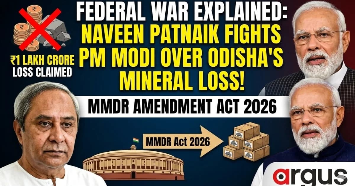 MMDR Amendment Act 2026: LoP Naveen Patnaik’s Odisha Revenue Loss Charge Against PM Modi -led Centre Explained