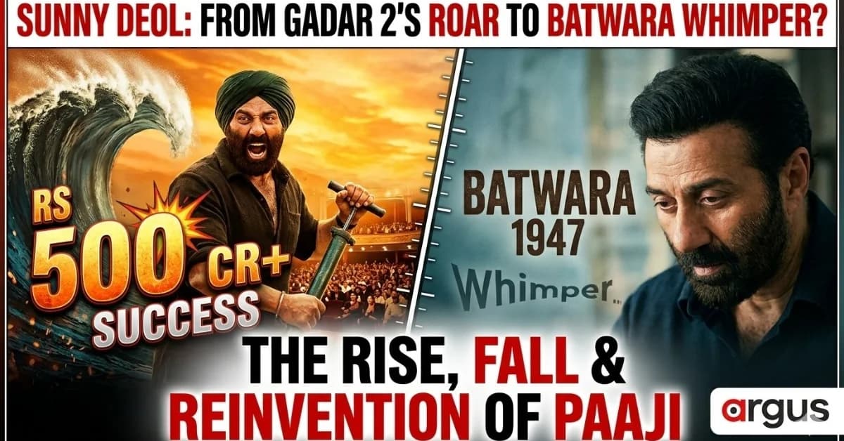 Sunny Deol: From Gadar 2’s Roar to Batwara 1947 whimper — The Rise, Fall and Reinvention of Paaji