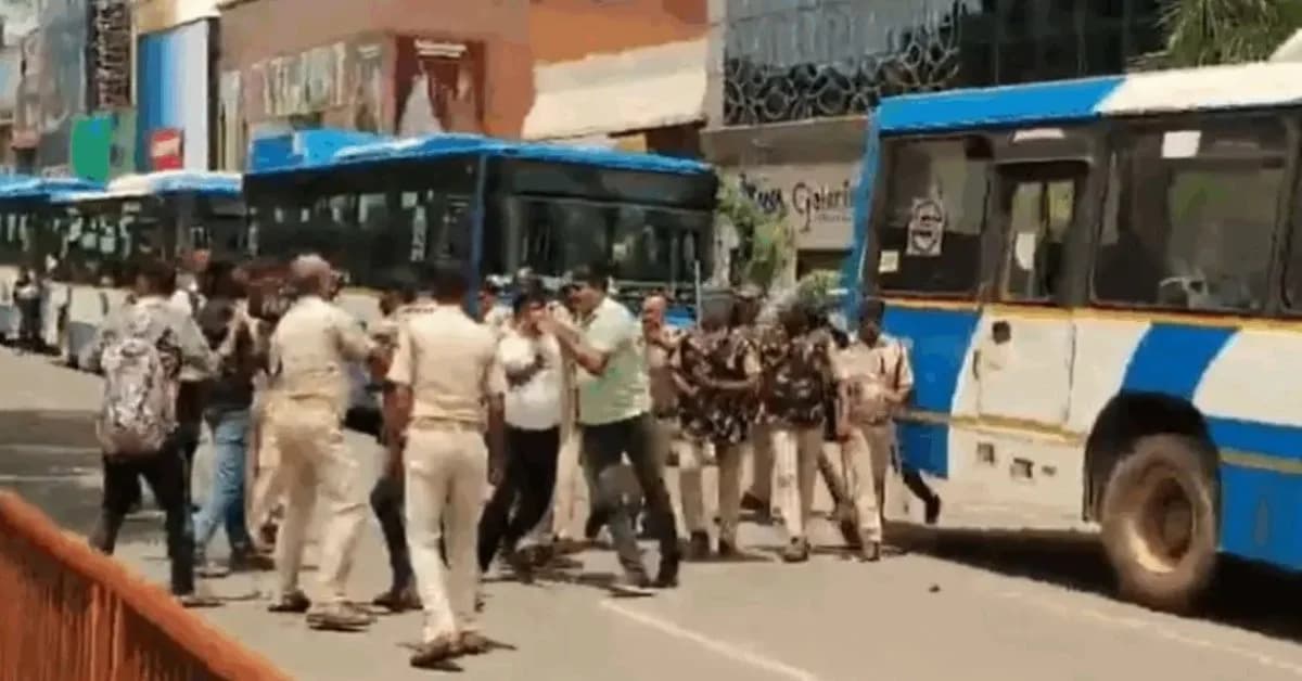 Master Canteen Violence: 113 Arrested, 354 Vehicles Seized after Online Auto and Cab Drivers Clash with Police