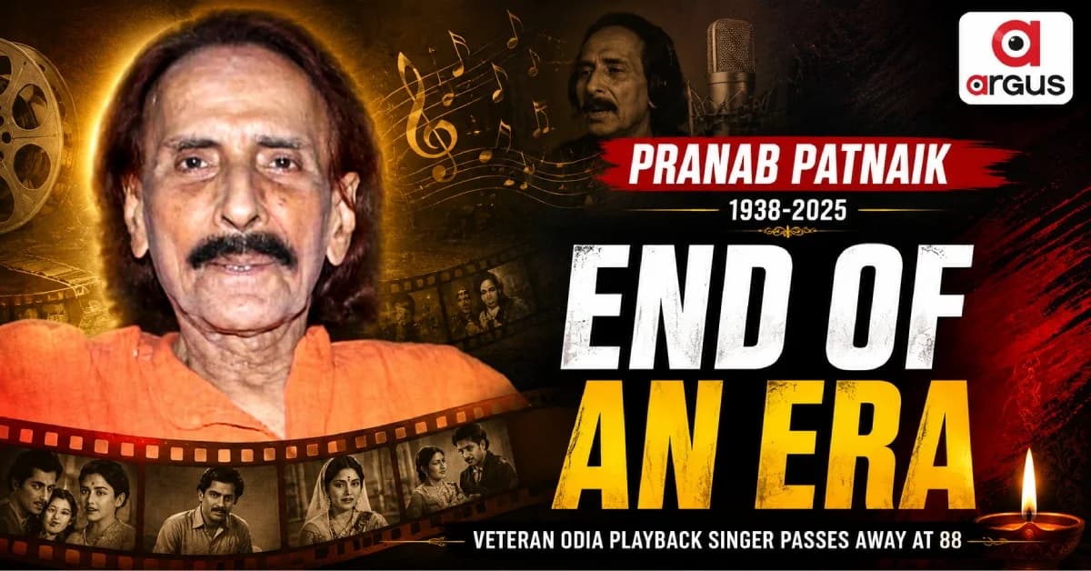 Veteran Odia Singer Pranab Patnaik Passes Away