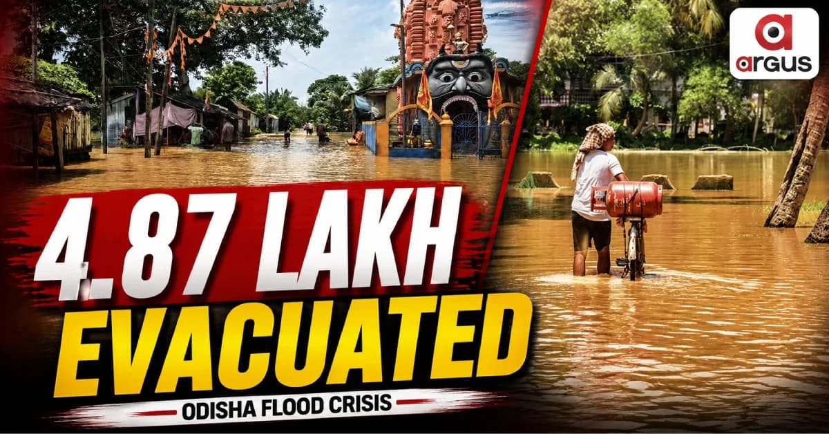 13.44 Lakh People Affected as Floods Hit Seven Odisha Districts; Rivers Showing Falling Trend