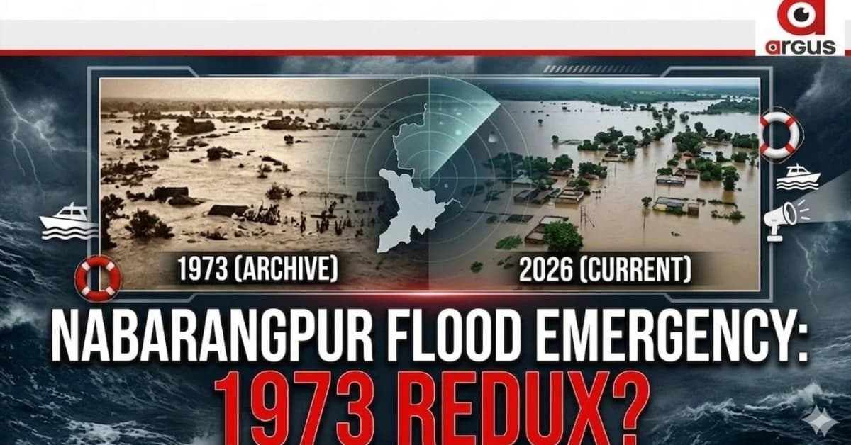 Nabarangpur Flood Emergency: Ghatakusumi Breaches Historic Flood Level, 1973 Record Now Under Threat | Exclusive