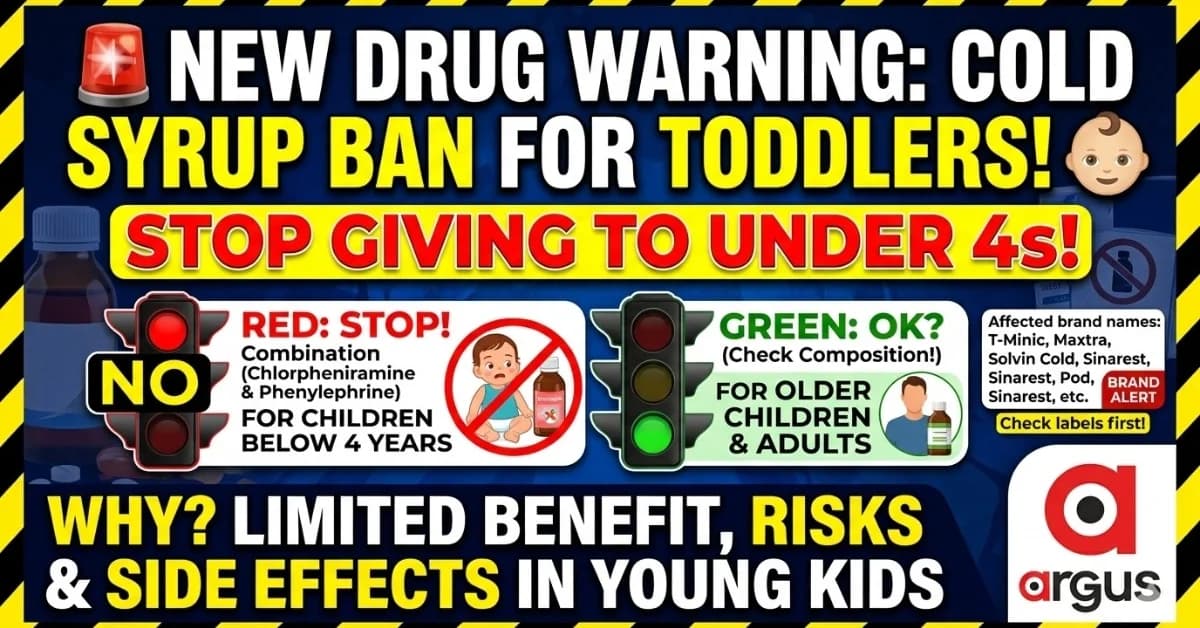 Don’t Give Your Toddler That 'Branded' Cold Syrup: Why a Once-Recommended Medicine Was Finally Restricted in 2026| Explainer