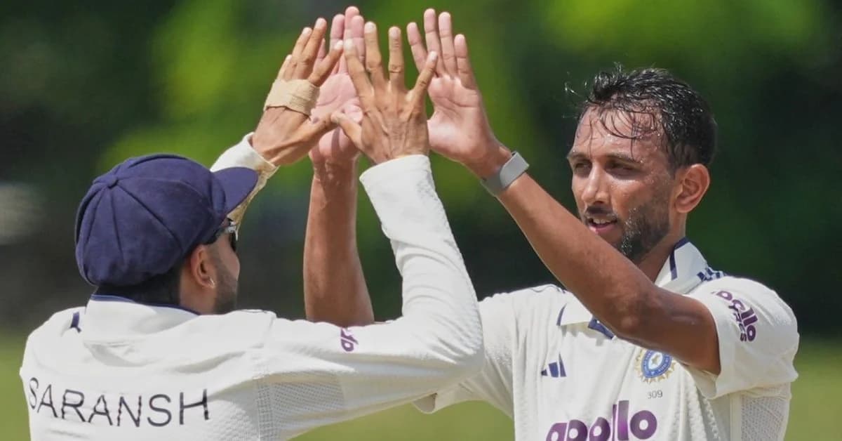 Prasidh Krishna Strikes Twice, Sri Lanka Resist in Colombo Test