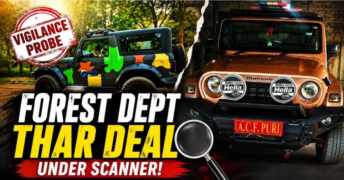 Odisha Forest Dept Under Scanner for ‘THAR’ Purchases