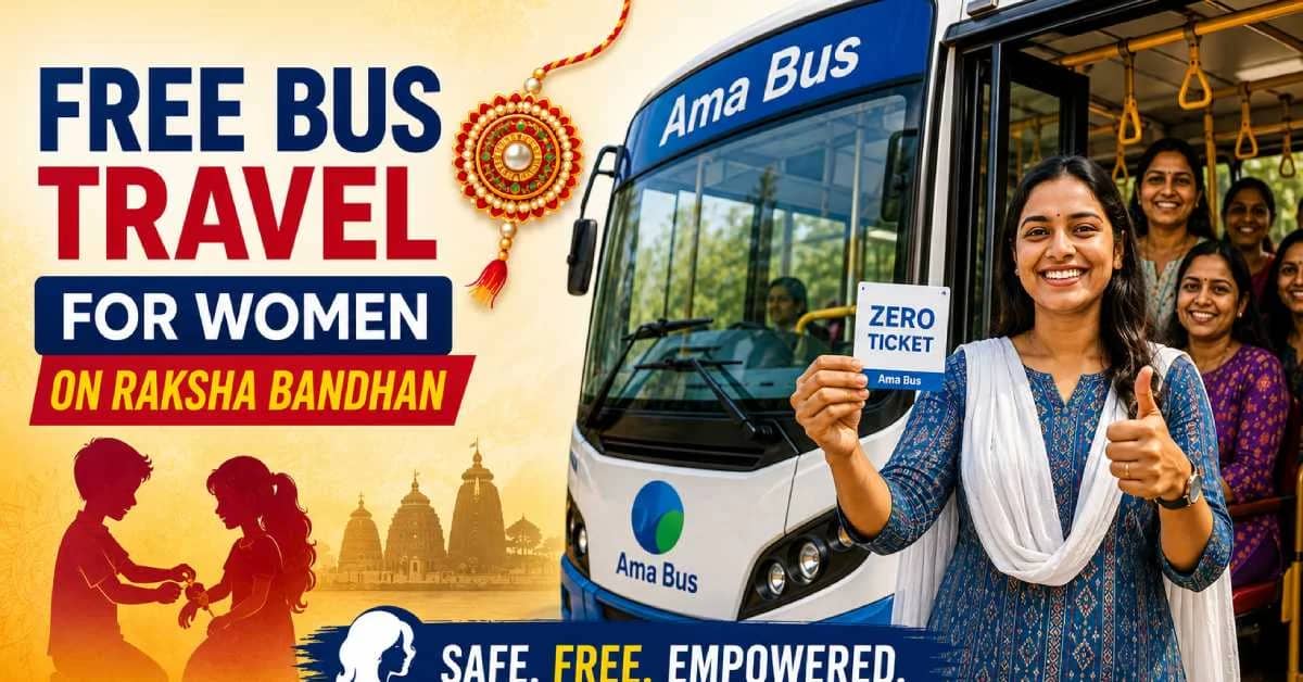 Odisha Announces Free Bus Travel for Women on Raksha Bandhan