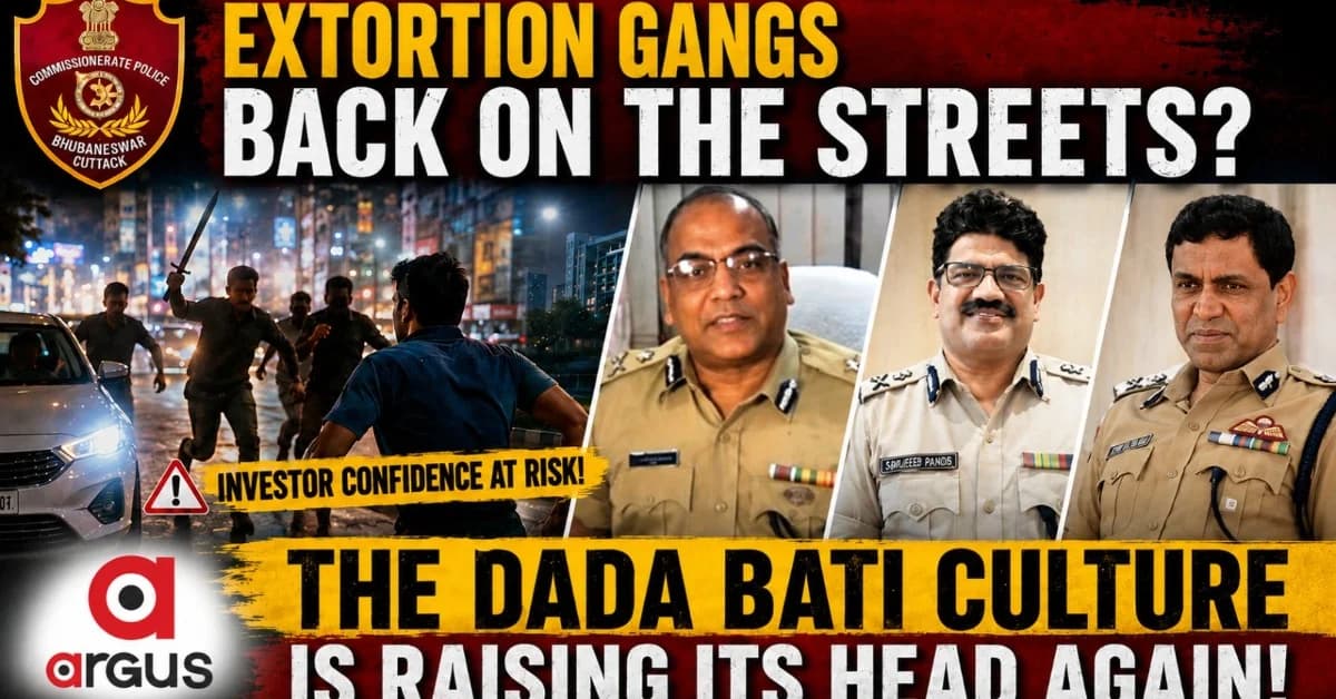 Extortion Gangs Raise Their Head Again in Bhubaneswar: What Went Missing After Sarangi, Priyadarshi, Sanjeeb Panda's Crackdown Era?| Special Report