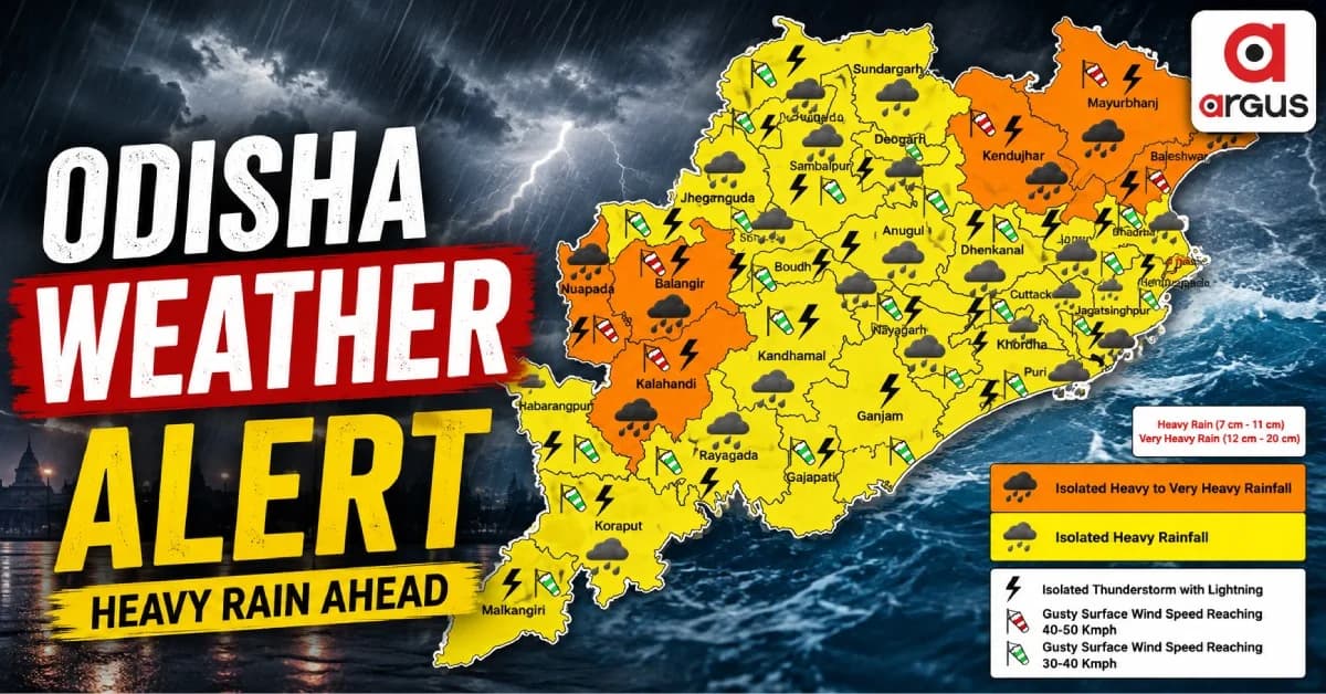 Fresh Low-Pressure Area Likely Over Bay Of Bengal, Heavy Rain Ahead In Odisha: IMD