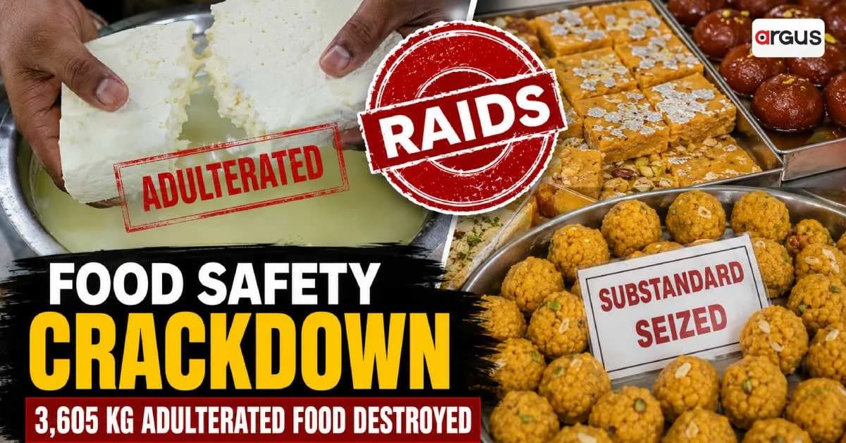3,605 Kg Adulterated Food Destroyed in Odisha Ahead of Festivals