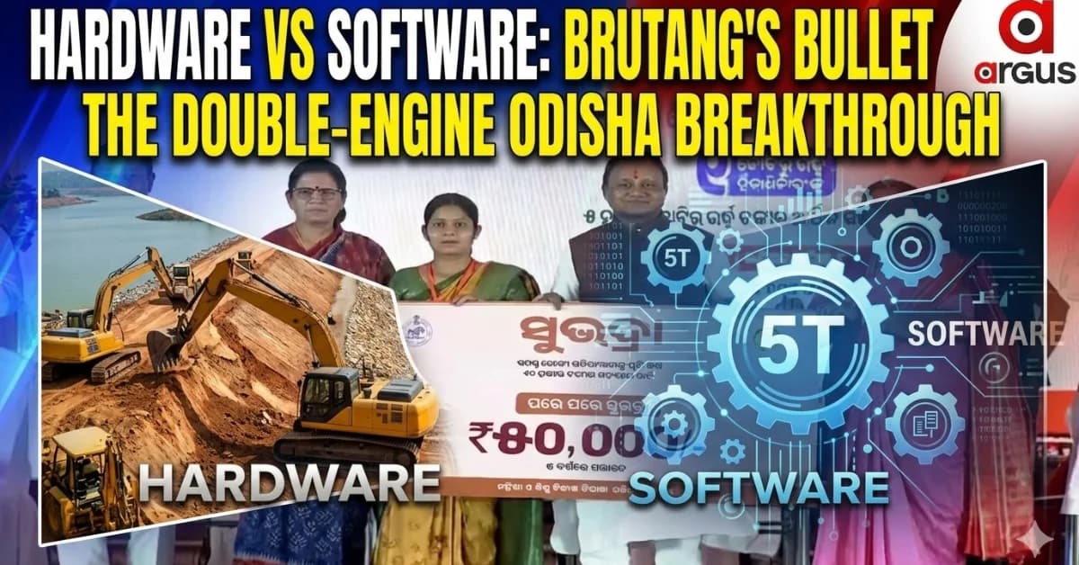 Brutang Project Shows How PM Modi–CM Majhi ‘Double-Engine’ Odisha’s Development Bullet Train, Not Naveen’s 5T Software | Political Analysis
