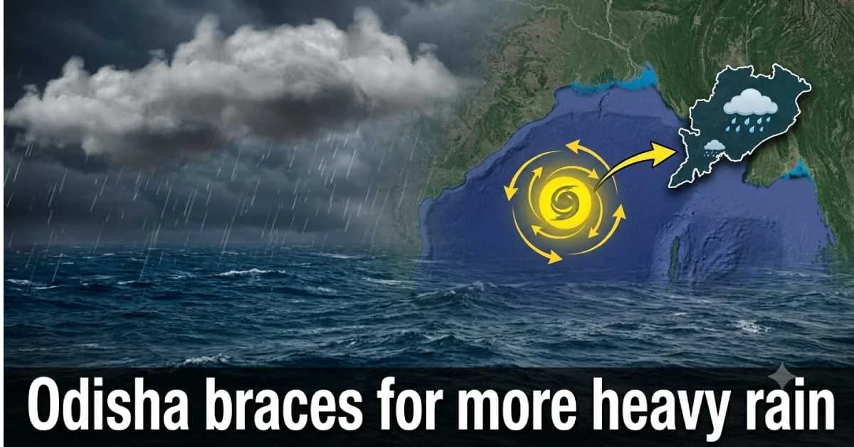 Low-Pressure Area Over Bay of Bengal; Odisha Braces for Heavy Rain