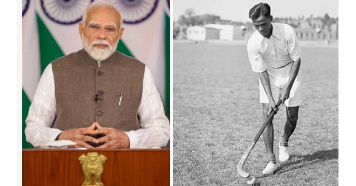 PM Narendra Modi Pays Tribute to Major Dhyan Chand on National Sports Day