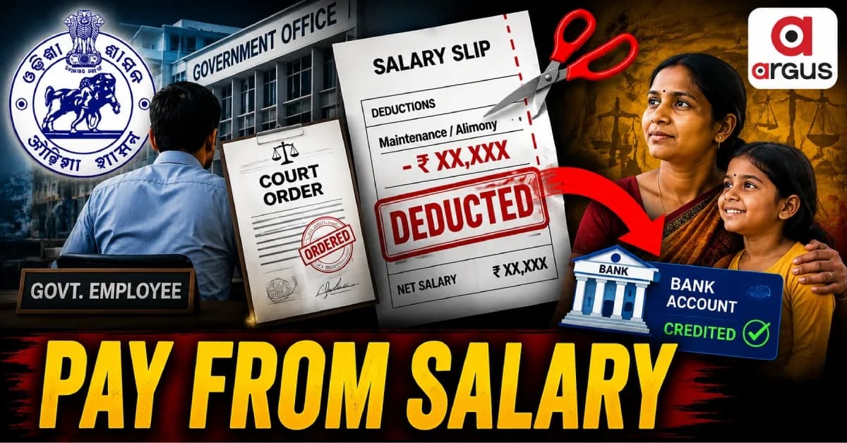 Odisha Govt to Deduct Maintenance, Alimony Directly From Salaries of Defaulting Male Employees